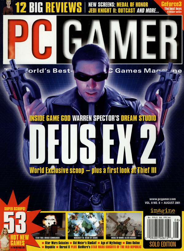 PC Gamer Issue 087 (August 2001) cover